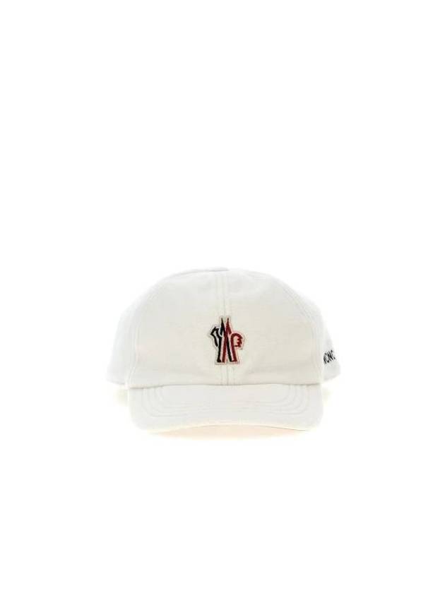 Grenoble logo patch ball cap white - MONCLER - BALAAN 2