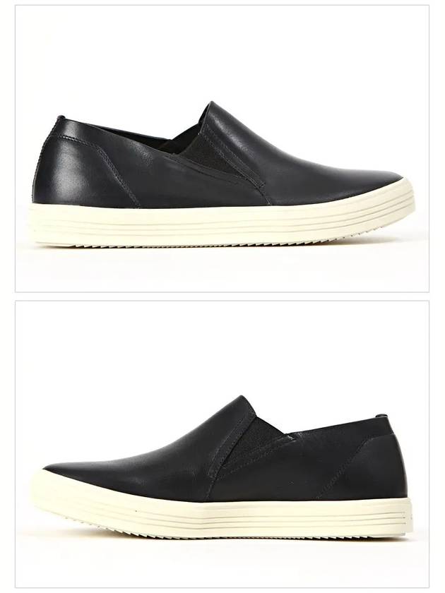 Women's Leather Slip On Black - RICK OWENS - BALAAN 3