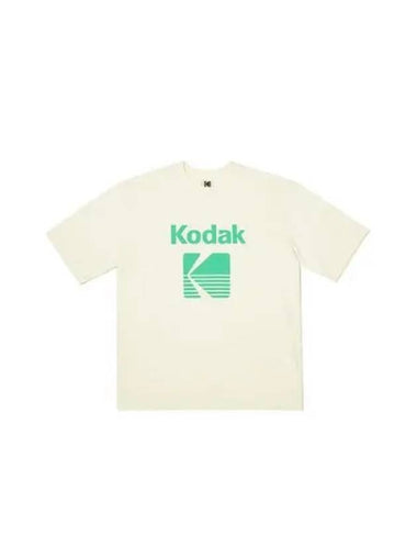 KODAK Apparel Color Eye Semi Overfit Short Sleeve T Shirt IVORY - KODO - BALAAN 1