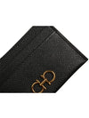 Gancini Card Wallet Black - SALVATORE FERRAGAMO - BALAAN 7