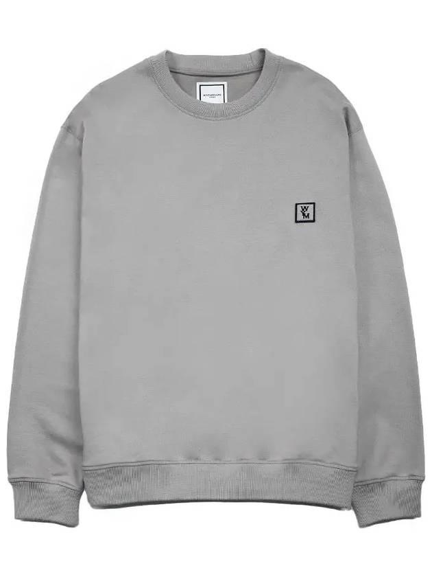 Men's back logo printing crewneck sweatshirt sweatshirt gray W231TS27726G - WOOYOUNGMI - BALAAN 1