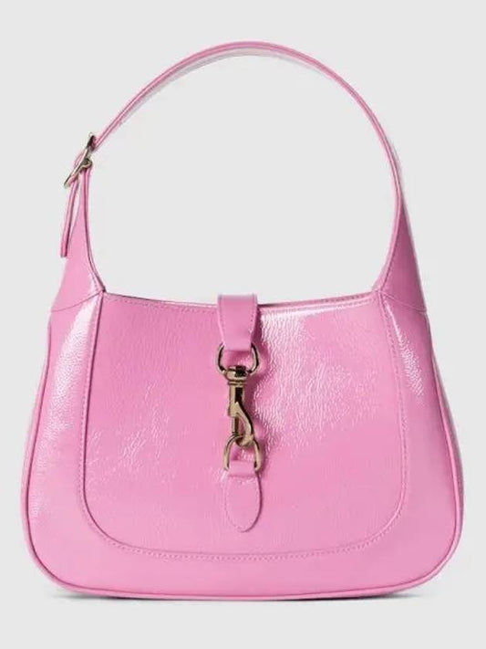 Jackie small shoulder bag pink patent leather 782849AADHF5642 - GUCCI - BALAAN 1