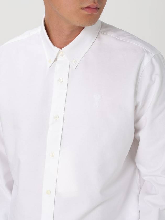 De Coeur Classic Long Sleeve Shirt White - AMI - BALAAN 5