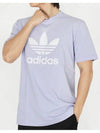 Trefoil Short Sleeve T-Shirt Purple - ADIDAS - BALAAN 2