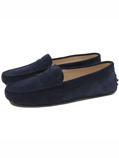 Gommino Suede Driving Shoes Blue - TOD'S - BALAAN 2