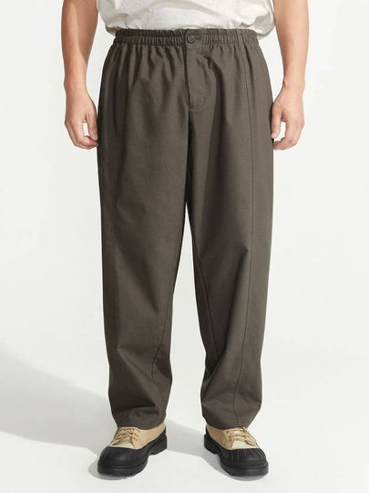 Balloon Relaxed Fit Wide Pants Brown - BOOVOOM - BALAAN 2