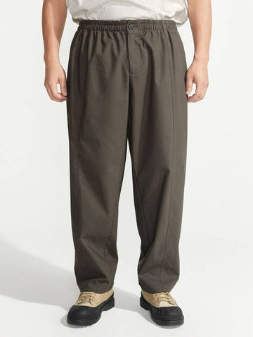 Balloon Relaxed Fit Wide Pants Brown - BOOVOOM - BALAAN 1