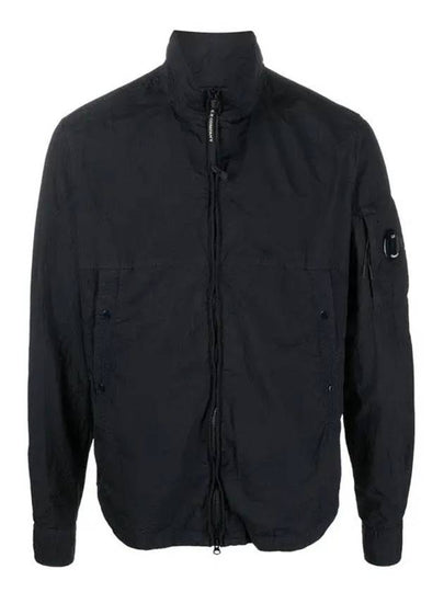 Tylon Lens Wappen Overshirt Zip-Up Jacket Black - CP COMPANY - BALAAN 2