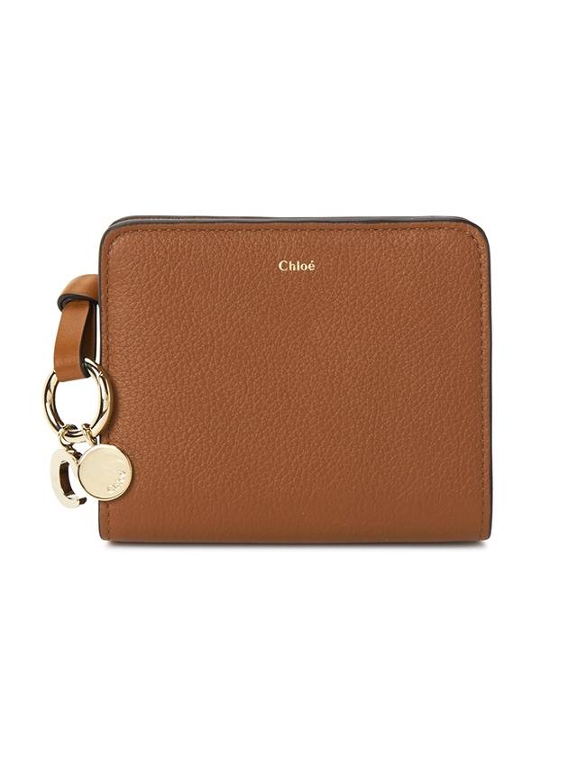 Women's Alphabet Small Half Wallet Brown - CHLOE - BALAAN 2