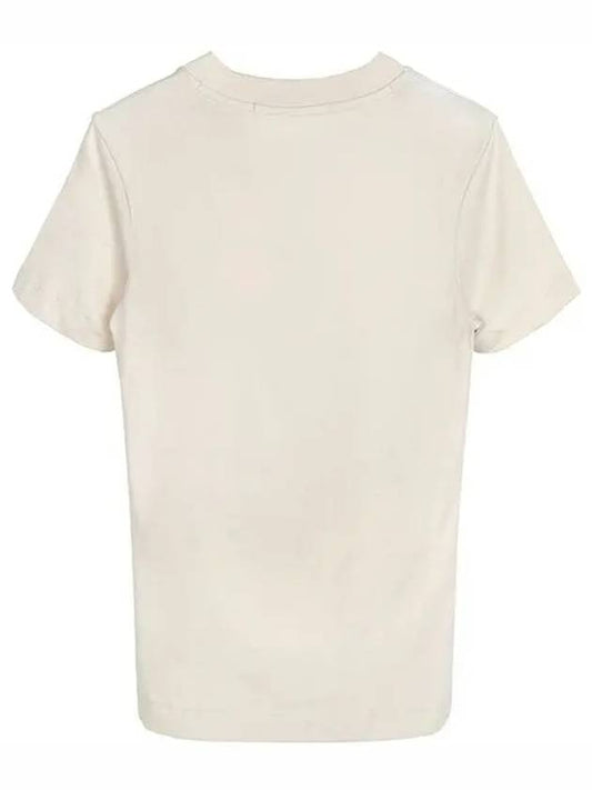 Eggshell monologo t shirt J20J221426 ACF - CALVIN KLEIN - BALAAN 2