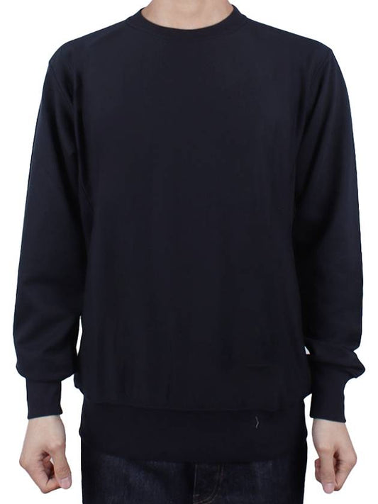 24SS Men's Elastic High Gauge Sweatshirt Ink Black A24SP01NU INKBLACK - AURALEE - BALAAN 2