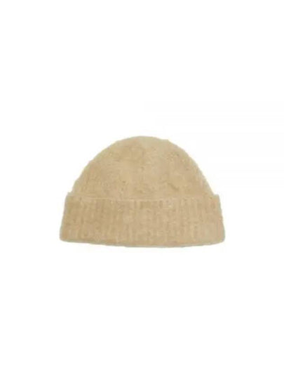 Wool Mohair Beanie Dark Beige - ACNE STUDIOS - BALAAN 2