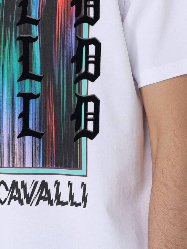 T-shirt Just Cavalli in jersey con stampa - JUST CAVALLI - BALAAN 3