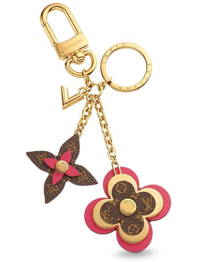 Women's Blooming Flower Bag Charm Key Holder Gold - LOUIS VUITTON - BALAAN 2