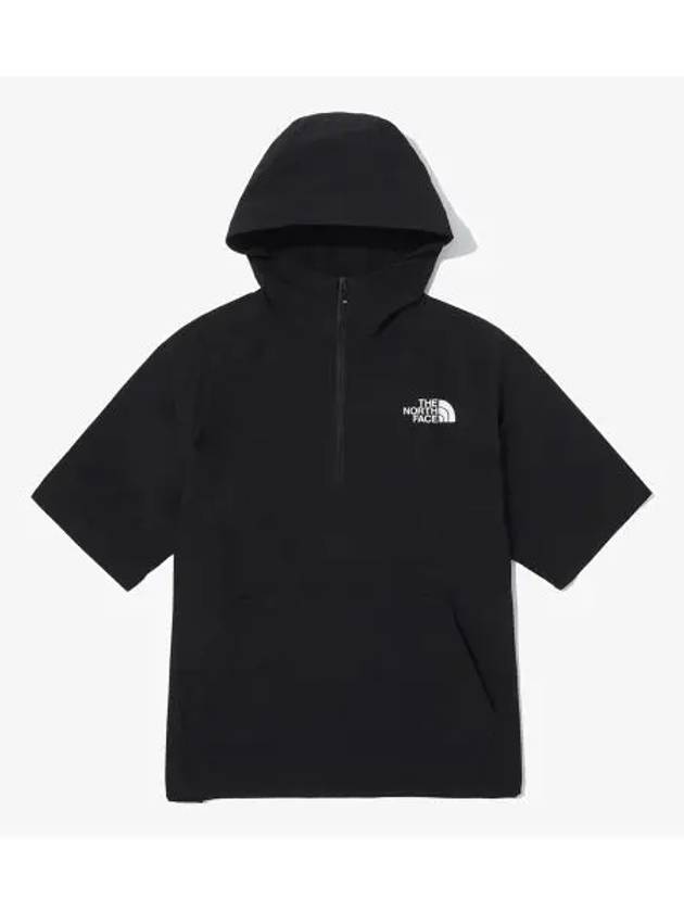 The North Face NM5QQ01J White Label Ice Run Short Sleeve Hoodie Anorak - THE NORTH FACE - BALAAN 1