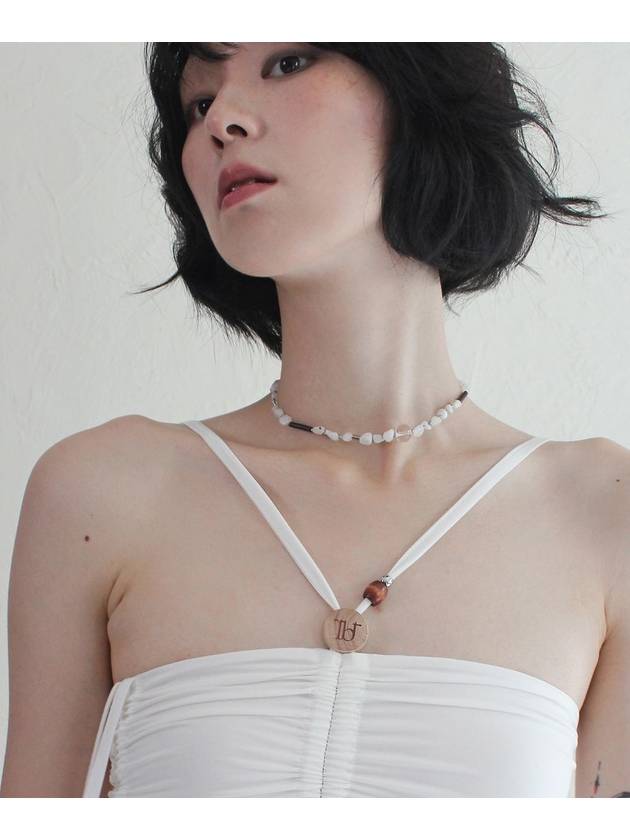 Necklace MOONBEAM White Moonstone Lumber - RUBATI - BALAAN 4