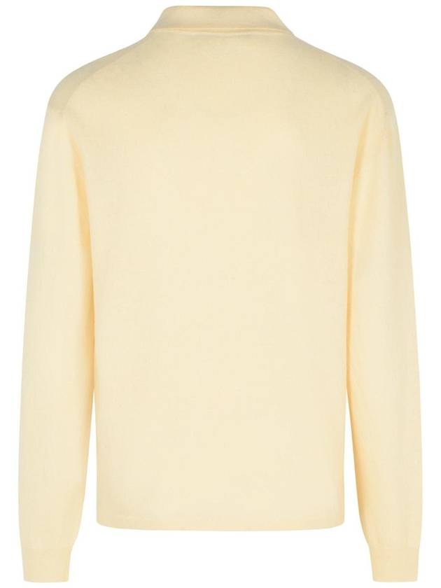 Marni Ivory Virgin Wool Polo Shirt - MARNI - BALAAN 3