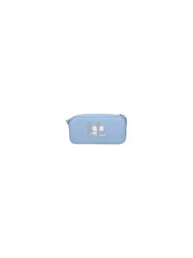 Reedition Baguette Leather Shoulder Bag Blue - COURREGES - BALAAN 2