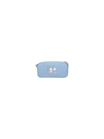 Reedition Baguette Leather Shoulder Bag Blue - COURREGES - BALAAN 2