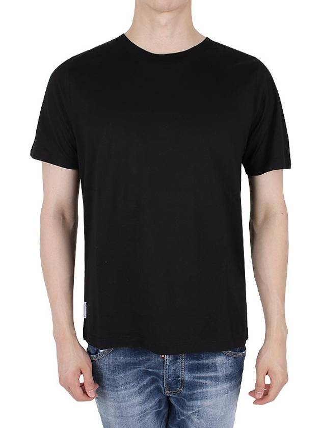 Shadow Back Graphic Print Short Sleeve T-Shirt Black - STONE ISLAND - BALAAN 3