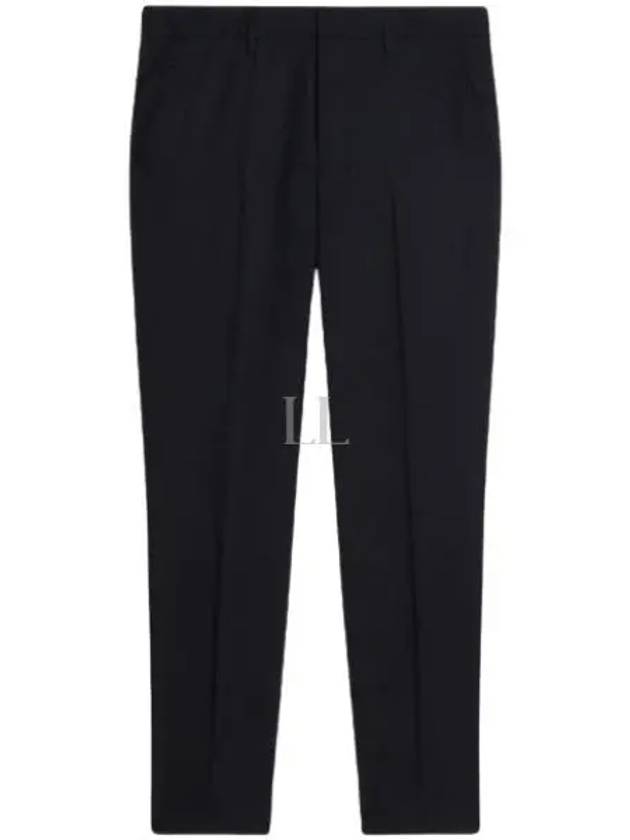 Virgin Wool Chino Straight Pants Black - AMI - BALAAN 2