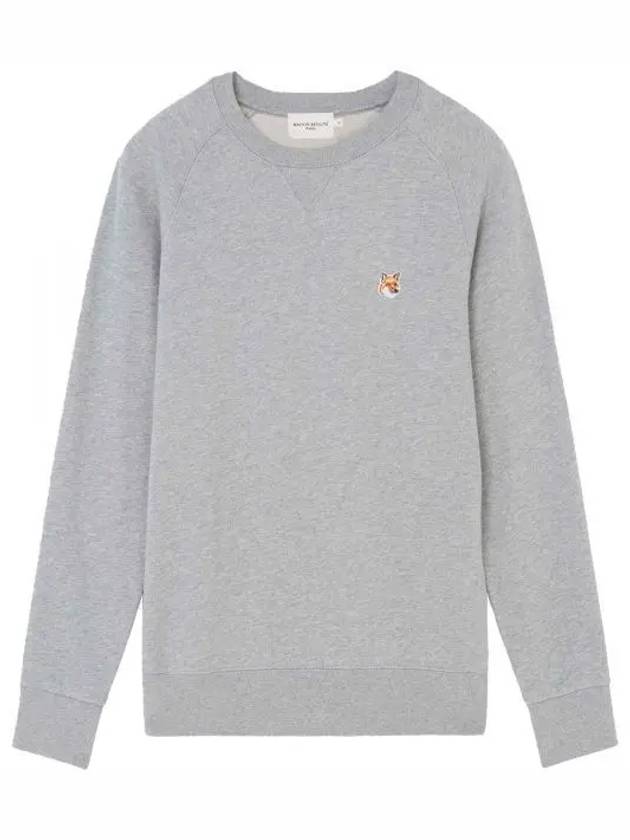 Fox Head Patch Classic Sweatshirt Grey Melange - MAISON KITSUNE - BALAAN 2