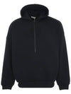 FG24FW501006FLC 001 Fleece Half Zip up Hoodie - FEAR OF GOD - BALAAN 1