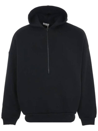 FG24FW501006FLC 001 Fleece Half Zip up Hoodie - FEAR OF GOD - BALAAN 1