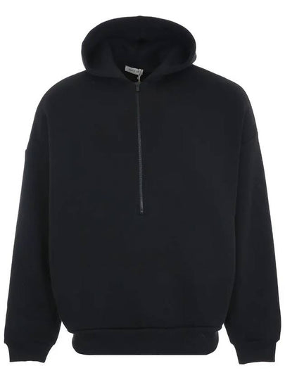 FG24FW501006FLC 001 Fleece Half Zip up Hoodie - FEAR OF GOD - BALAAN 2