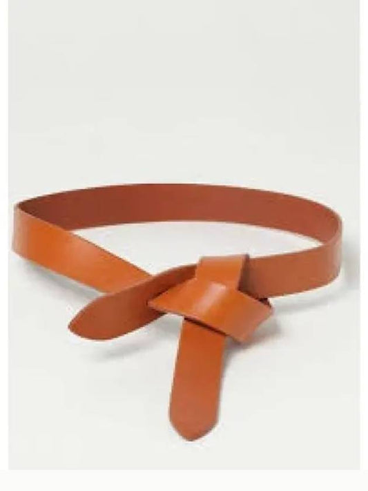 Lecce Knotted Leather Belt Brown - ISABEL MARANT - BALAAN 2