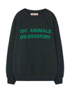 Kids Logo Sweatshirt Dark Green F24126 021BG - THE ANIMALS OBSERVATORY - BALAAN 1