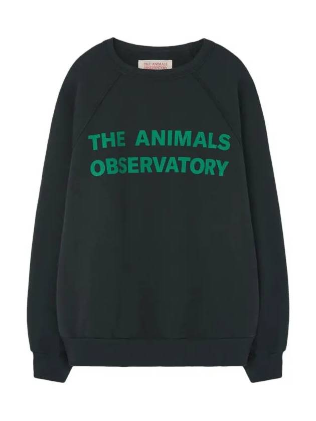 Kids Logo Sweatshirt Dark Green F24126 021BG - THE ANIMALS OBSERVATORY - BALAAN 1