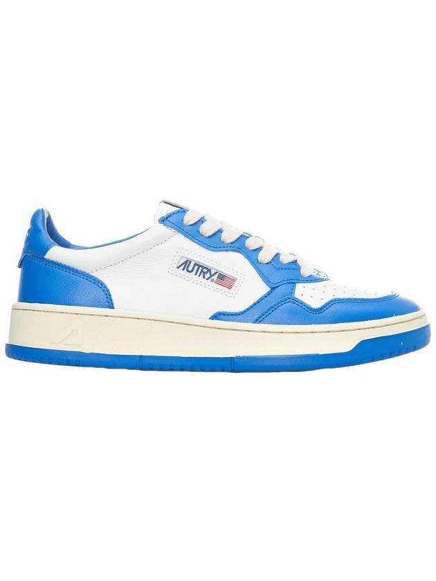 Women's Medalist Bi-Color Low-Top Sneakers Blue - AUTRY - BALAAN 1