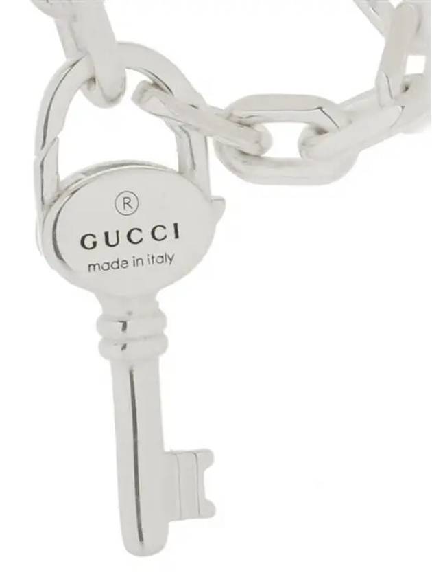 Trademark Chain Key Bracelet Silver - GUCCI - BALAAN 3