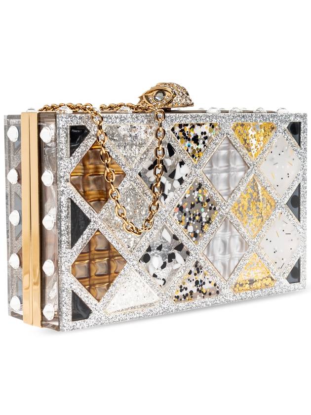 Kurt Geiger Clutch ‘Crystal Quilt Box’, Women's, Multicolour - KURT GEIGER - BALAAN 4