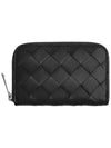 Zipper Coin Purse Black - BOTTEGA VENETA - BALAAN 3