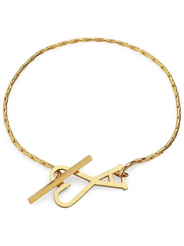 Heart Logo Bracelet Gold - AMI - BALAAN 5