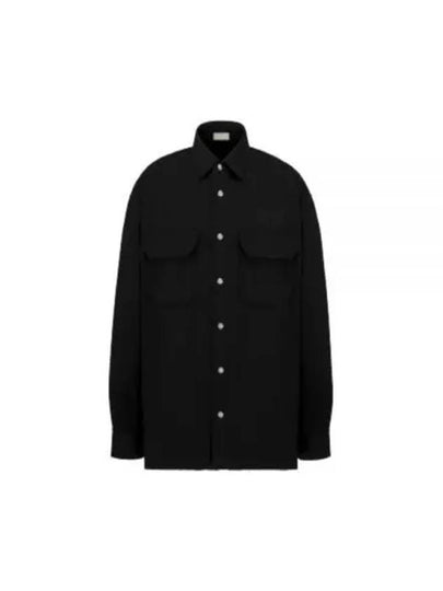 Overshirt Cotton Jacket Black - DIOR - BALAAN 2