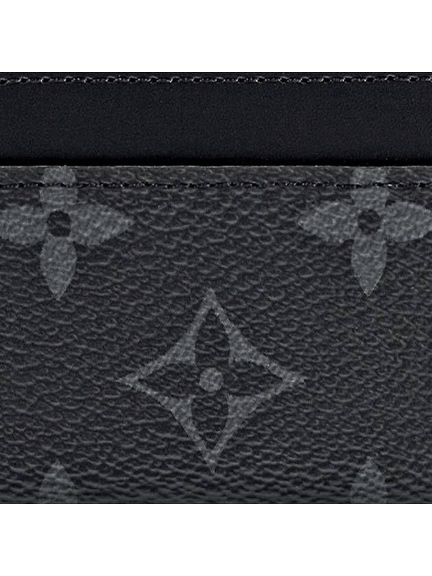 Monogram Eclipse Double Card Wallet Black - LOUIS VUITTON - BALAAN 8