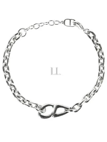 CD30 Chain Link Bracelet Silver - DIOR - BALAAN 2