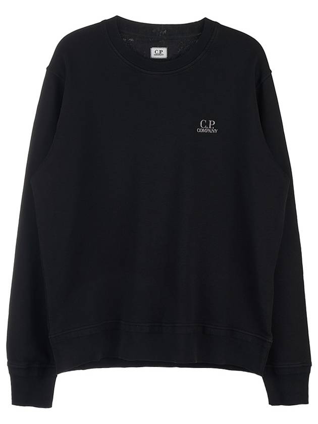 Logo Print Sweatshirt Black - CP COMPANY - BALAAN 11