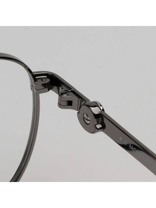 Eyewear Square Frame Eyeglasses Shiny Gunmetal - MONCLER - BALAAN 7