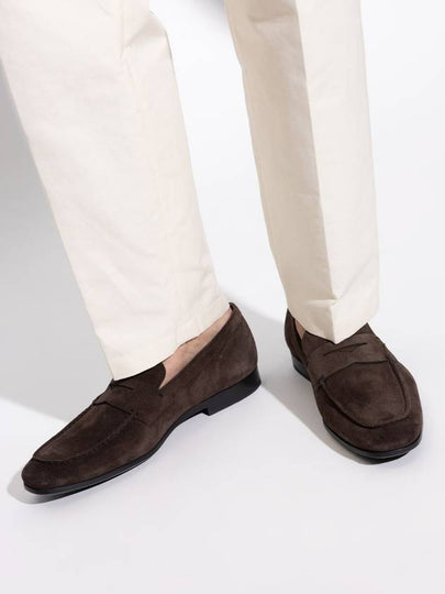 Tod’s Suede Loafers Shoes, Men's, Brown - TOD'S - BALAAN 2