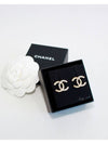 CC Logo Stud Earrings Gold - CHANEL - BALAAN 2