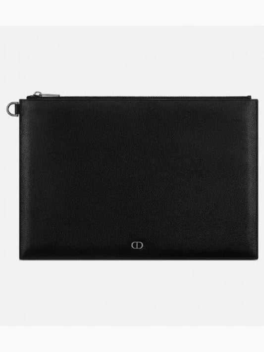 CD Icon Signature A4 Pouch Black - DIOR - BALAAN 2