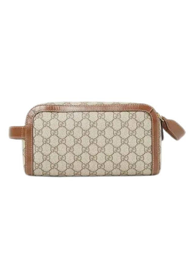 Interlocking G Trolley Case Pouch Bag Beige - GUCCI - BALAAN 1