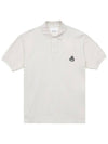 Men s AFKO Logo Cotton Polo Shirt Ivory 24PPL0003HA B1N11H 23EC - ISABEL MARANT - BALAAN 1