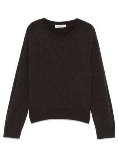 Merino Wool Knit Top Brown - OUR LEGACY - BALAAN 1