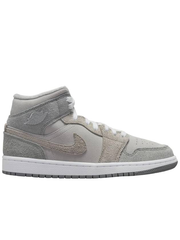 Air Jordan 1 Mid SE High Top Sneakers Particle Grey - NIKE - BALAAN 2