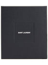 Monogram Card Case in Smooth Leather Black - SAINT LAURENT - BALAAN 8